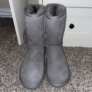 UGG Grey Classic Short II Boots